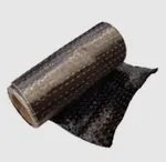 Tejido a base de fibra de carbono para refuerzo estructural, SikaWrap®-300 C NW de Sika. Negro
